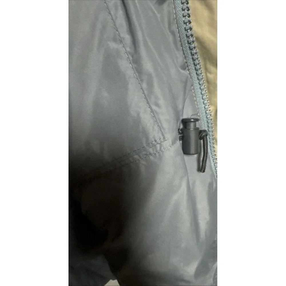 Vintage The North Face Goose Down Coat Jacket XL Beige Full Zip and botton